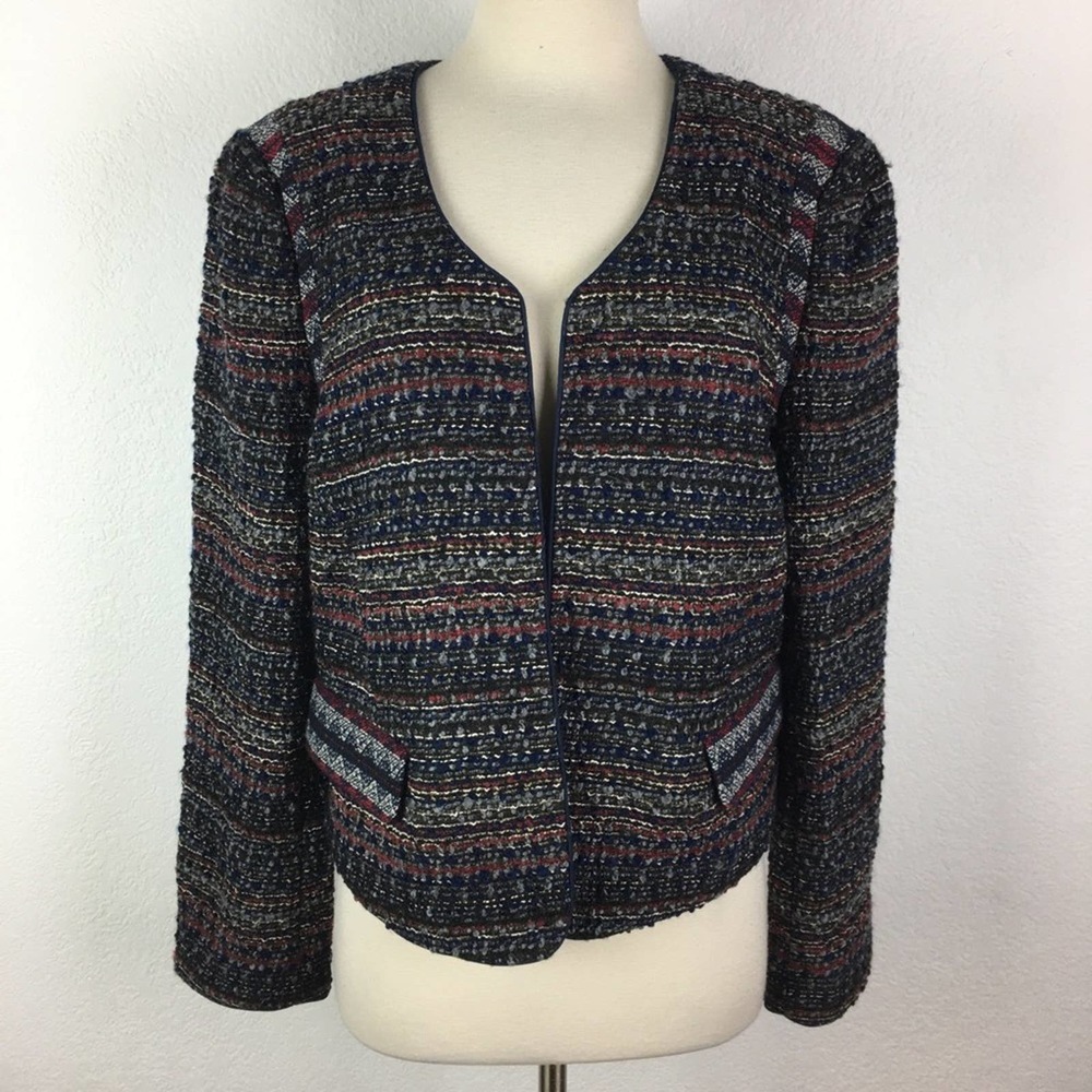 Loft NWT Boulce Open Front Jacket 14